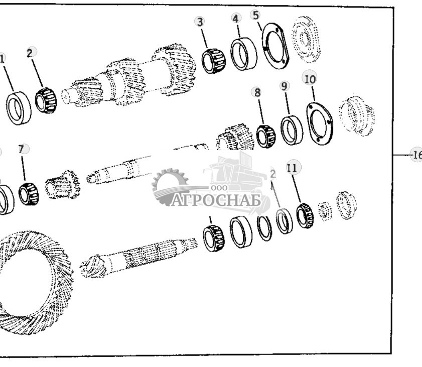 Transmission Drive Shaft Bearing Kit 